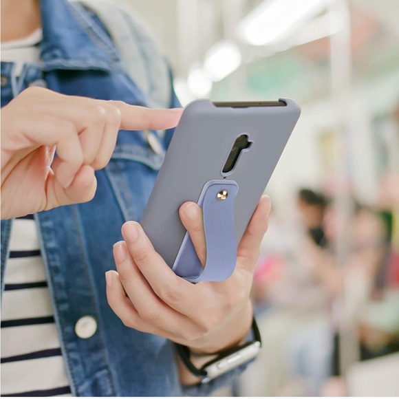 🆕 1pc Phone Strap Finger Grip (Black) - Picture 5 of 8